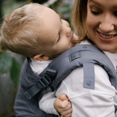 Porte-bébé BOBA X Gris : bretelles réglables et rembourrées