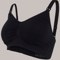 Soutien-gorge d’allaitement rembourré sans coutures Carrywell - noir 2