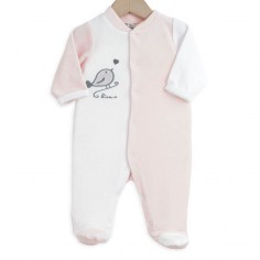 Lot 2 Pyjamas Bébés Prématurés - Naissance  - 1 Mois  │Rose Trois Kilos Sept - 1 2