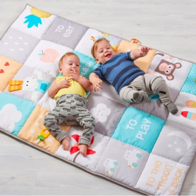 Tapis d'Eveil Géant pour Jumeaux Taf Toys