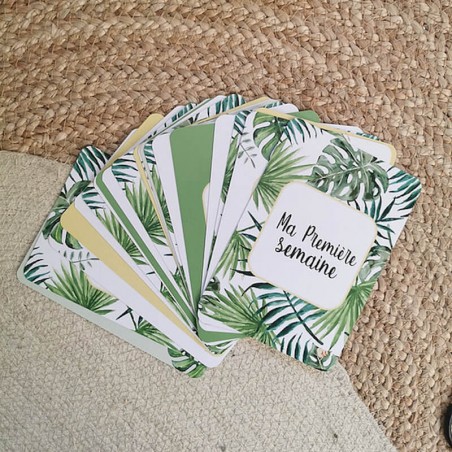 Cartes Étapes Jungle pour Jumeaux Mes Petits Bonheurs à la Carte - 9