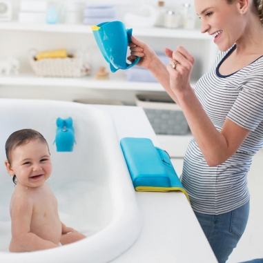 Rince Tete Pour Bebe Moby Bleu Skip Hop Rince Tete Pour Bebe Moby Bleu Skip Hop
