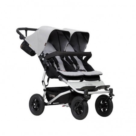 Pack Poussette Duet V3.2 Silver + 2 Nacelles Carrycot Plus Silver Mountain Buggy Mountain Buggy - 9