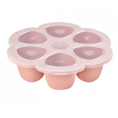 Conditionnement en silicone Multiportions - 6x150ml Béaba - rose