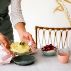 Coffret repas en verre Béaba - Eucalyptus 2