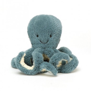 Jellycat - Doudou pieuvre - Odell Octopus Soother - rose