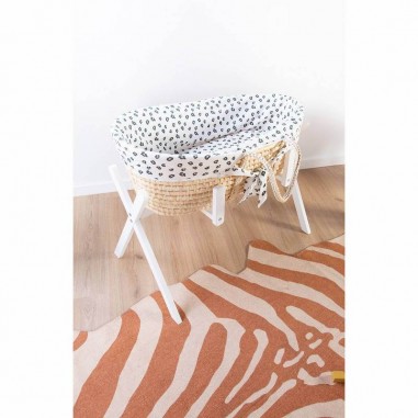 Support à Bascule En Bois De Pin Blanc Pour Couffin Moïse Childhome – Robuste Et Élégant
