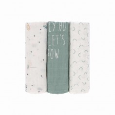 Lot de 3 Langes Divinement... 2