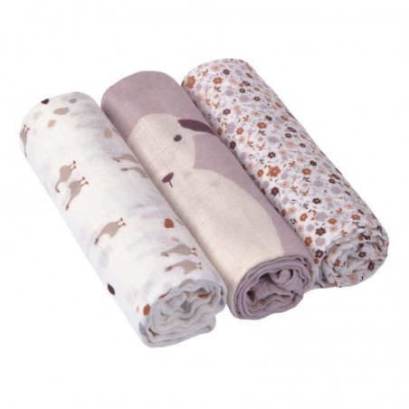 Trois Kilos Sept -Alèse pour lit bébé 40 *80 cm en viscose de Bambou