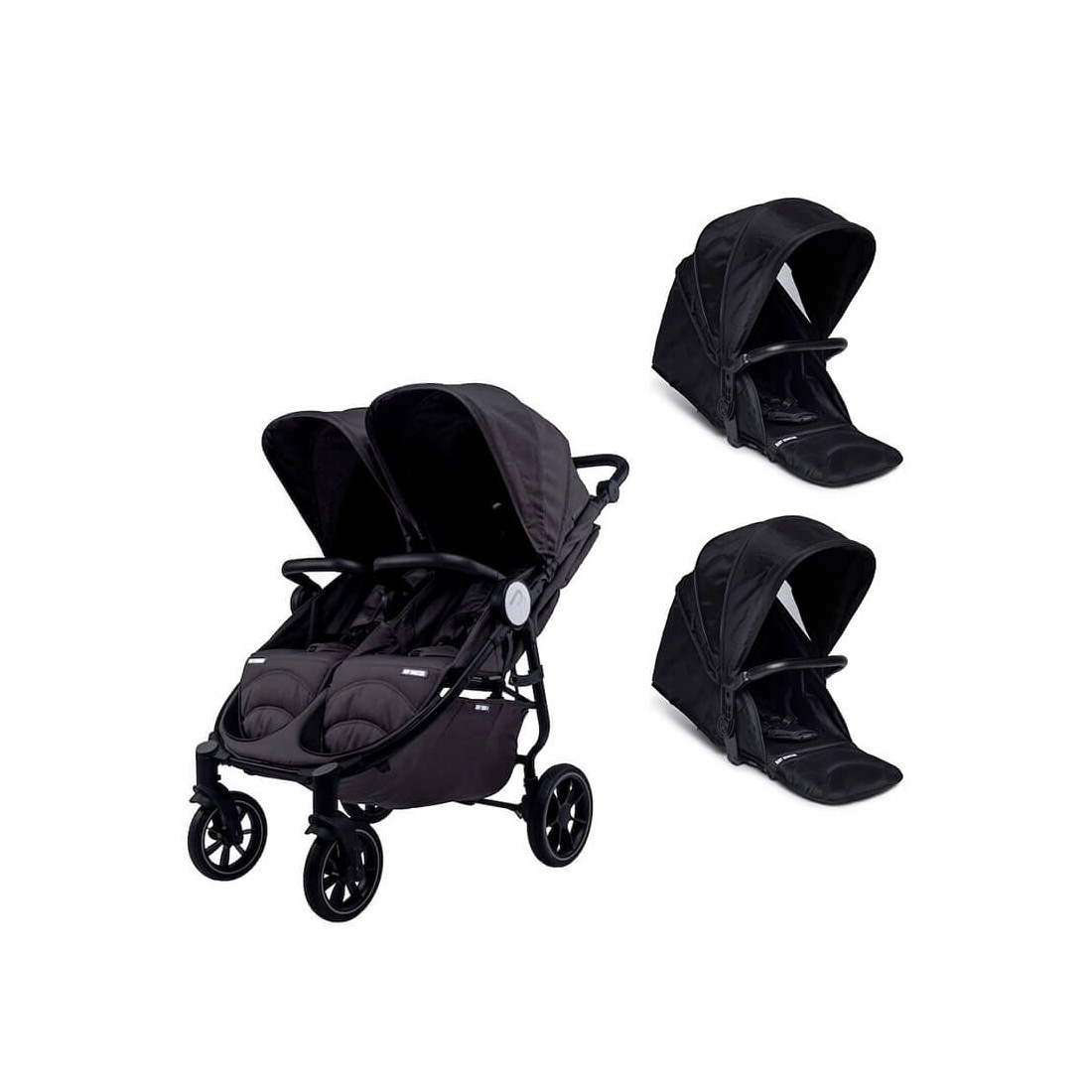 Carrito gemelar Easy Twin 4 Black Edition