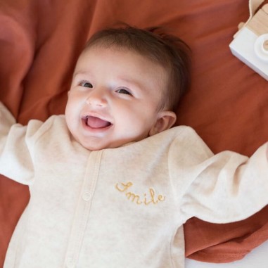 Lot de 2 pyjamas naissance Lapinous en velours - De 0 à 3 mois ☆ Trois  Kilos Sept