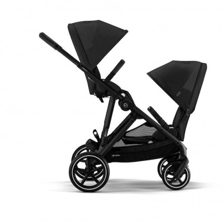 Poussette DUO Gazelle S Silver Ocean Blue + Cloud G Moon Black CYBEX, Vente  en ligne de Poussette Duo