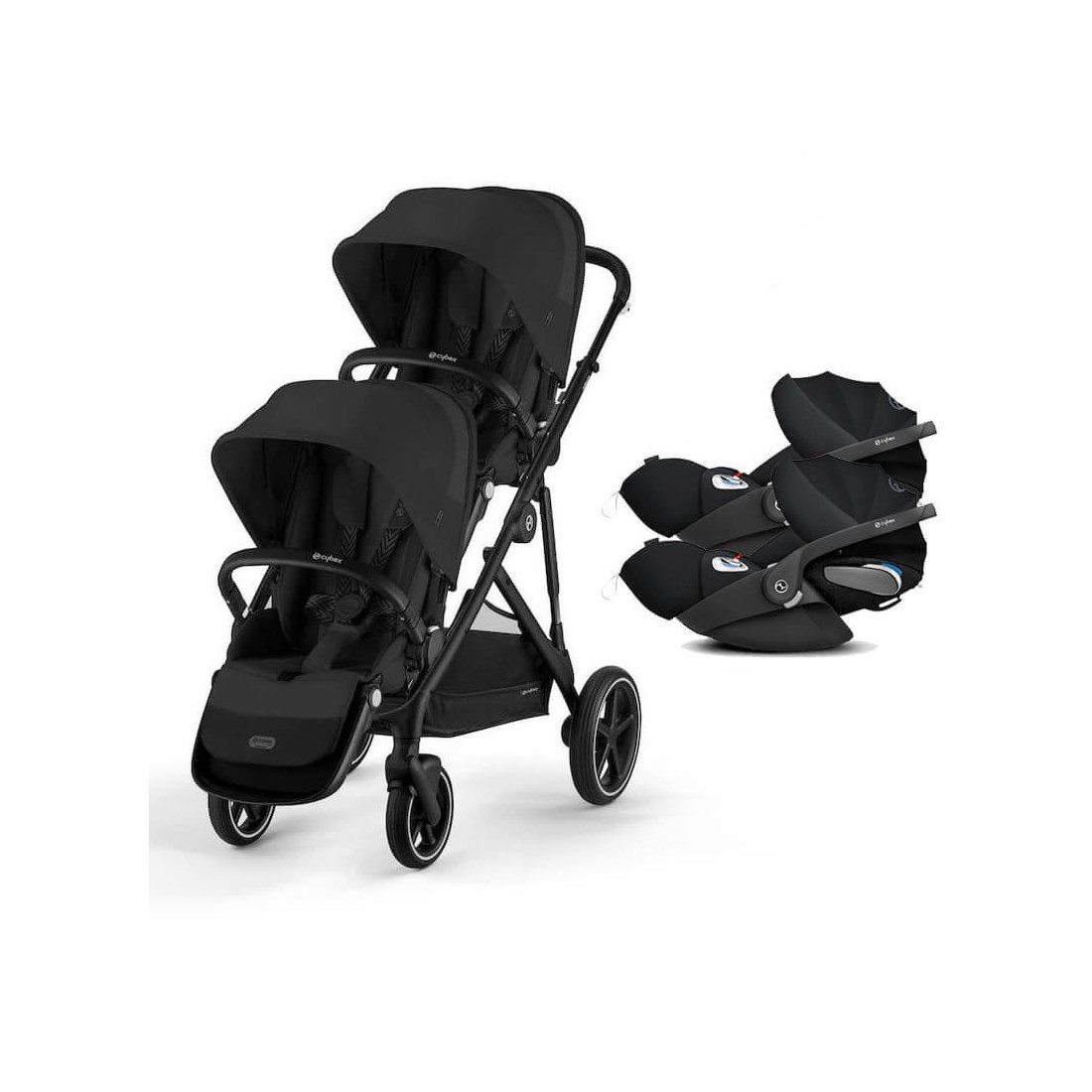 Poussette Eezy S Twist+ 2 BLK Moon Black CYBEX, Vente en ligne de