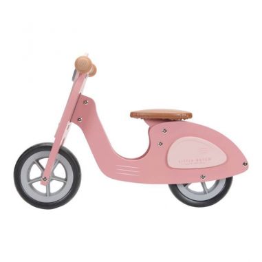 Draisienne Scooter en bois Rose Little Dutch