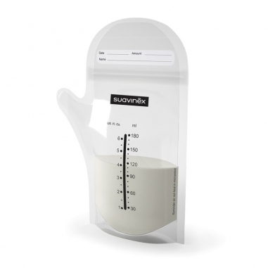 Sachet pour lait maternel avec zip Suavinex