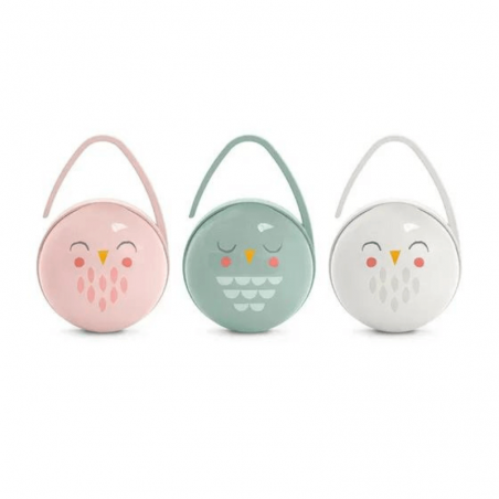 Porte-sucettes Duo Hygge Baby - Suavinex -3 coloris au choix