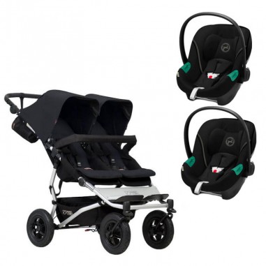 Pack Poussette Double Duet V3.2 Black...