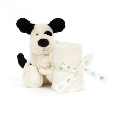 Doudou Chien Noir et Crème Bashful...