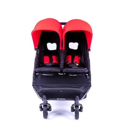 Easy Twin 3S Light Chassis Noir Poussette Double Réversible + Habillage Pluie Baby Monsters Baby Monsters - 20