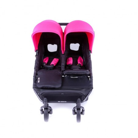 Easy Twin 3S Light Chassis Noir Poussette Double Réversible + Habillage Pluie Baby Monsters Baby Monsters - 27
