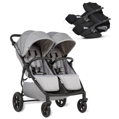 Pack Poussette M.Twin x Roues Tout-Terrain + Coques Cloud T Cybex