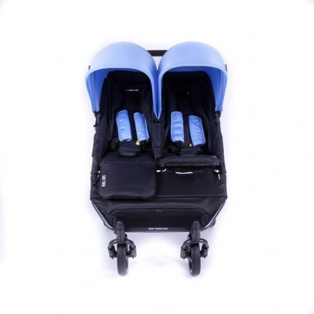 Easy Twin 3S Light Chassis Noir Poussette Double Réversible + Habillage Pluie Baby Monsters Baby Monsters - 59