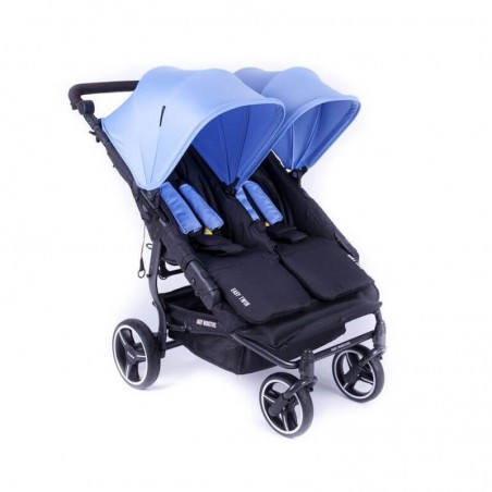Easy Twin 3S Light Chassis Noir Poussette Double Réversible + Habillage Pluie Baby Monsters Baby Monsters - 58