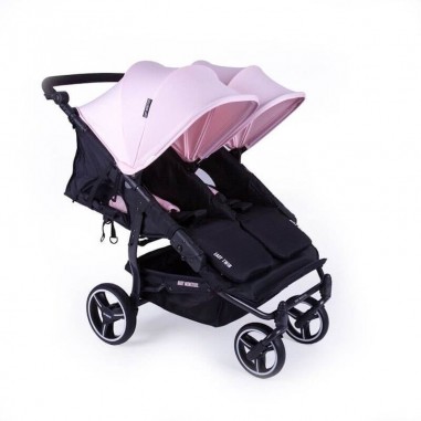 Easy Twin 3S Light Chassis Noir Poussette Double Réversible + Habillage Pluie Baby Monsters Baby Monsters - 63