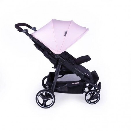 Easy Twin 3S Light Chassis Noir Poussette Double Réversible + Habillage Pluie Baby Monsters Baby Monsters - 65