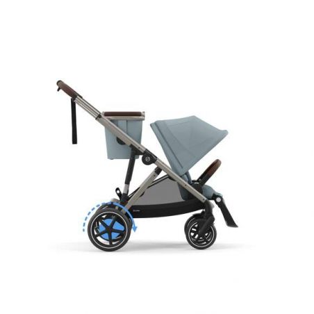 Poussette e-Gazelle S avec 2 Assises-Cybex
