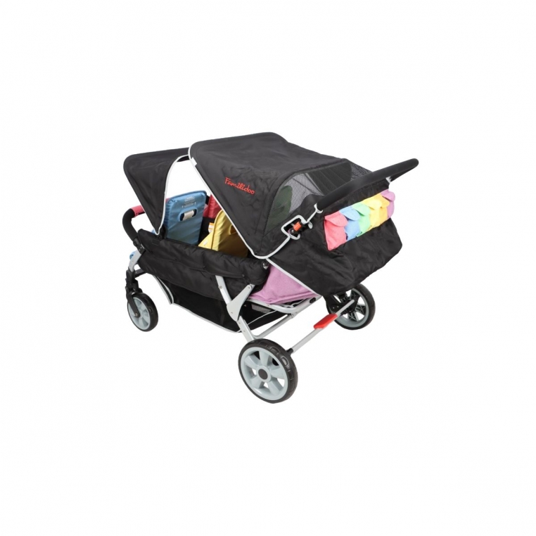 Habillage Pluie Pour Poussette Lidoo Bus 6 Places – Protection Imperméable, Compatible Modèles DSJ06FRL Et DJ06FRL – Garantie 2 Ans