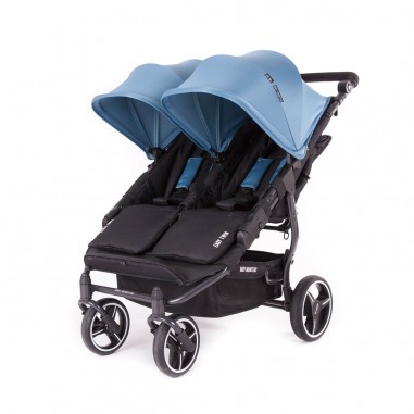 Easy Twin 3S Light Chassis Noir Poussette Double Réversible + Habillage Pluie Baby Monsters Baby Monsters - 108