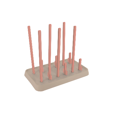 Egouttoir rectangle arbre 6 biberons