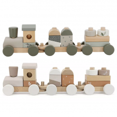 Pack jumeaux train à blocs...