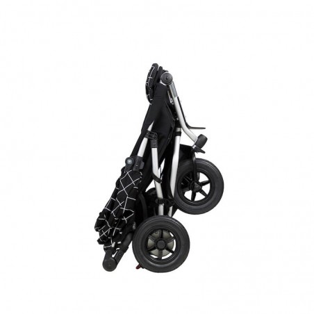 poussette double buggy grise