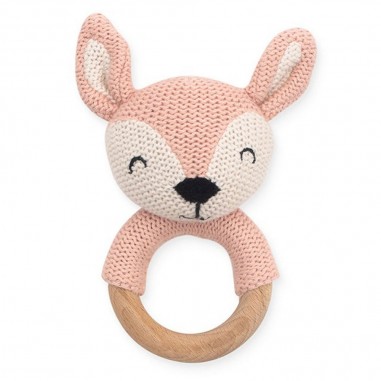 Hochet anneau de dentition biche en...