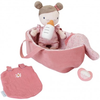 Set couffin et poupon bébé Rosa -...