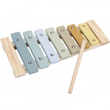 Xylophone en bois bleu - Little Dutch