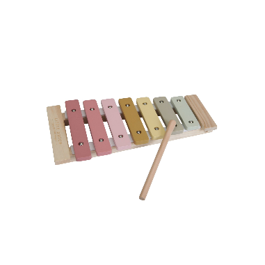 Xylophone en bois rose - Little Dutch