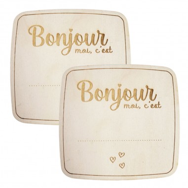Pack Jumeaux 2 plaques de naissance...