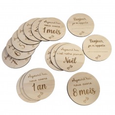 Set de 19 cartes étapes en...