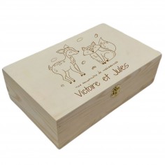 Coffret en bois - Nos...