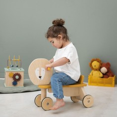 Vélo en bois 4 roues lion -... 2