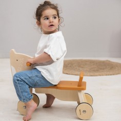 Vélo en bois 4 roues renard - Trixie 2