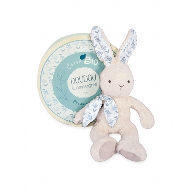 Lapin peluche beige en coton Bio 25...
