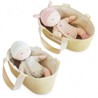 Pack Jumeaux 2 Poupons avec couffin...