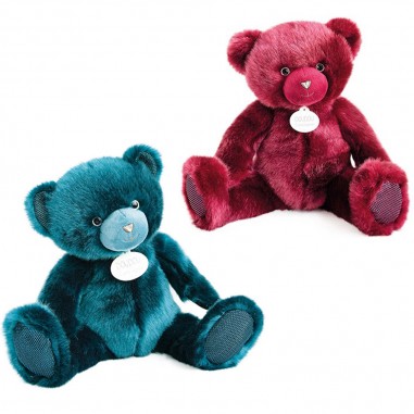 Pack Jumeaux 2 ours en peluche Paon...