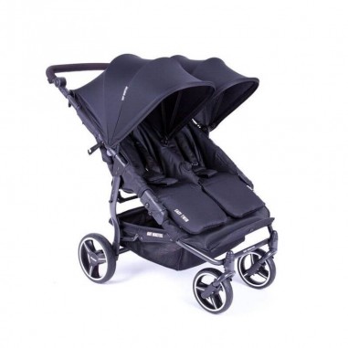 Poussette Jumeaux Easy-Twin 3.0 Baby Monsters Noire Poussette Jumeaux Easy-Twin 3.0 Baby Monsters Noire
