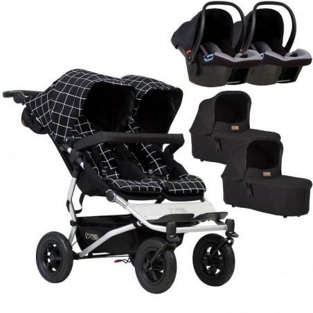 twin carrycot pram