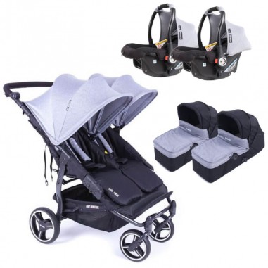 poussette pack trio pour jumeaux